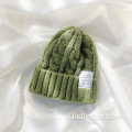 Cappelli da berretto a maglia ricamo di lana calda